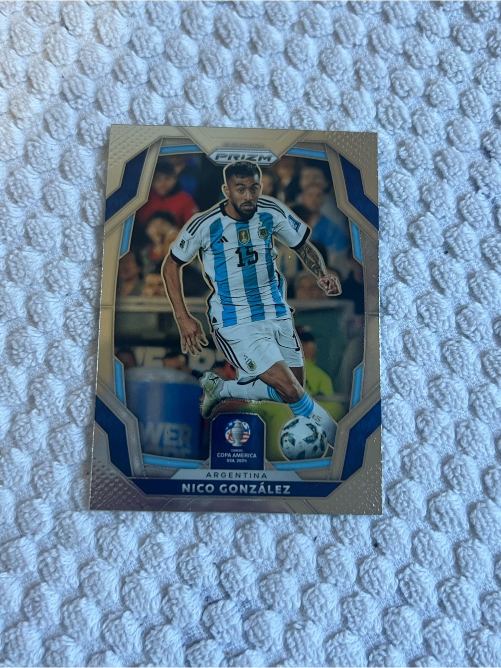 Nico González Argentina Prizm Soccer Trading Card